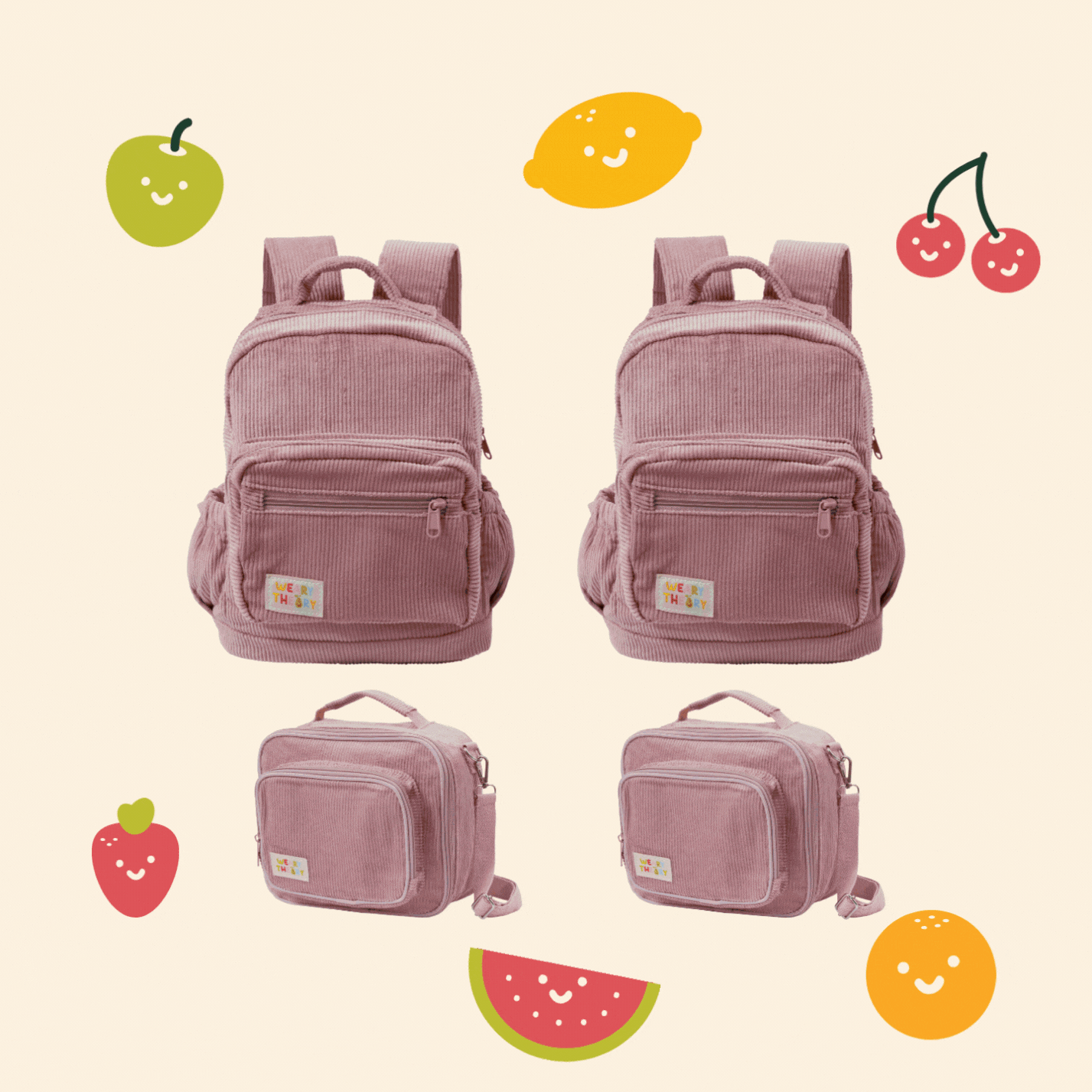 Bestie Bundle – Personalised Backpack & Lunch Bag Bundle Bundle Weary Theory