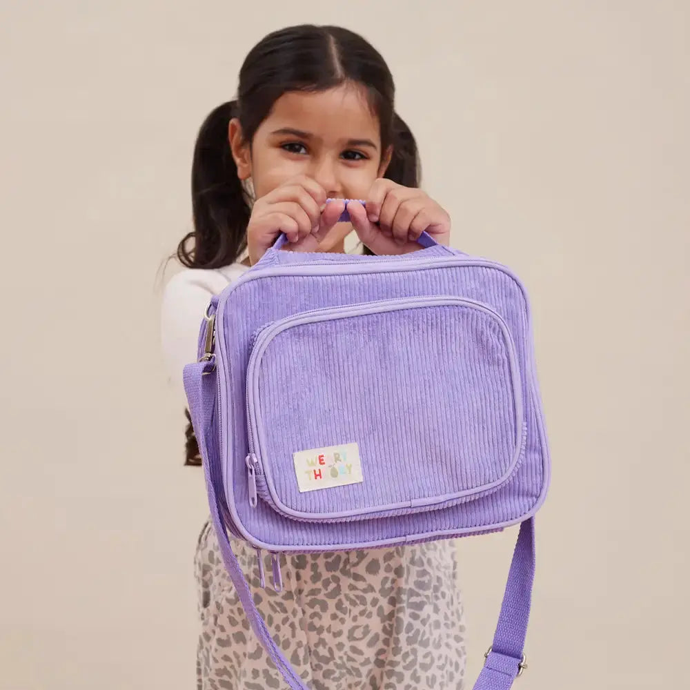 Personalised Corduroy Lunch Bag Weary Theory