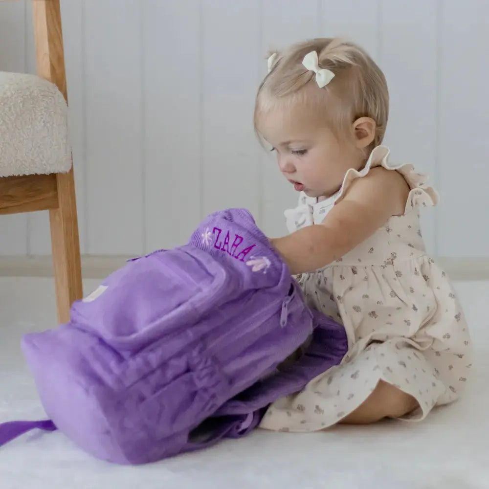 Personalised Corduroy Kids Backpack Weary Theory