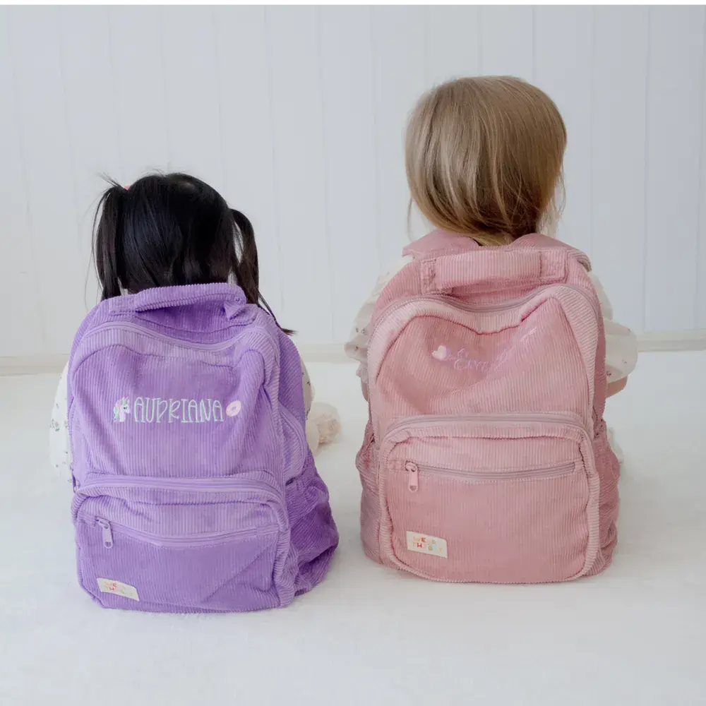 Personalised Corduroy Kids Backpack Weary Theory
