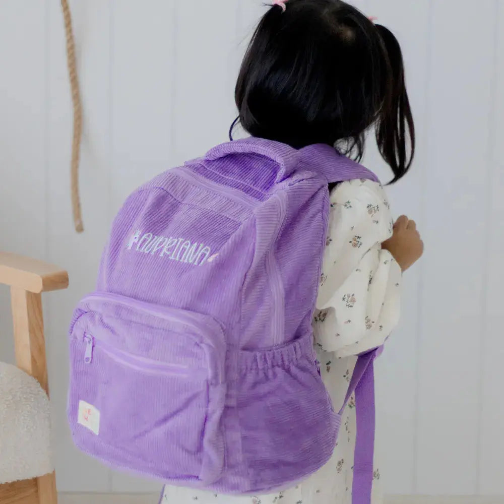 Personalised Corduroy Kids Backpack Weary Theory
