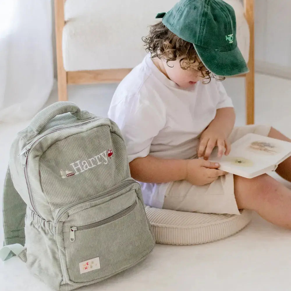 Personalised Corduroy Kids Backpack Weary Theory