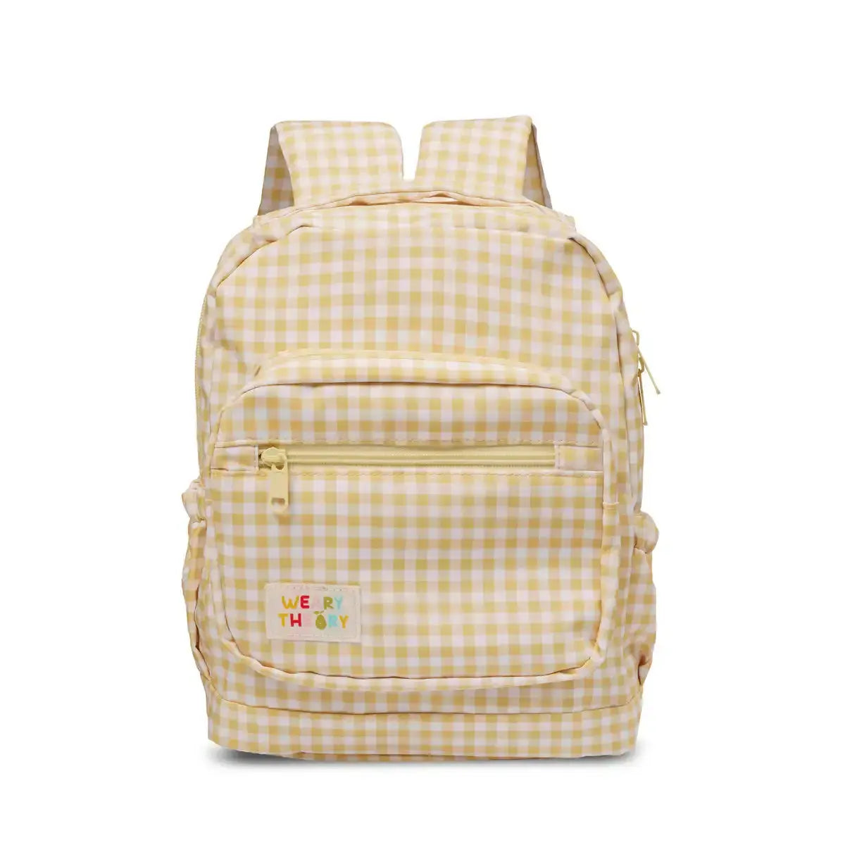 Small / Sunflower Gingham Gingham Personalised Kids Backpacks- Kids Backpack- Weary Theory