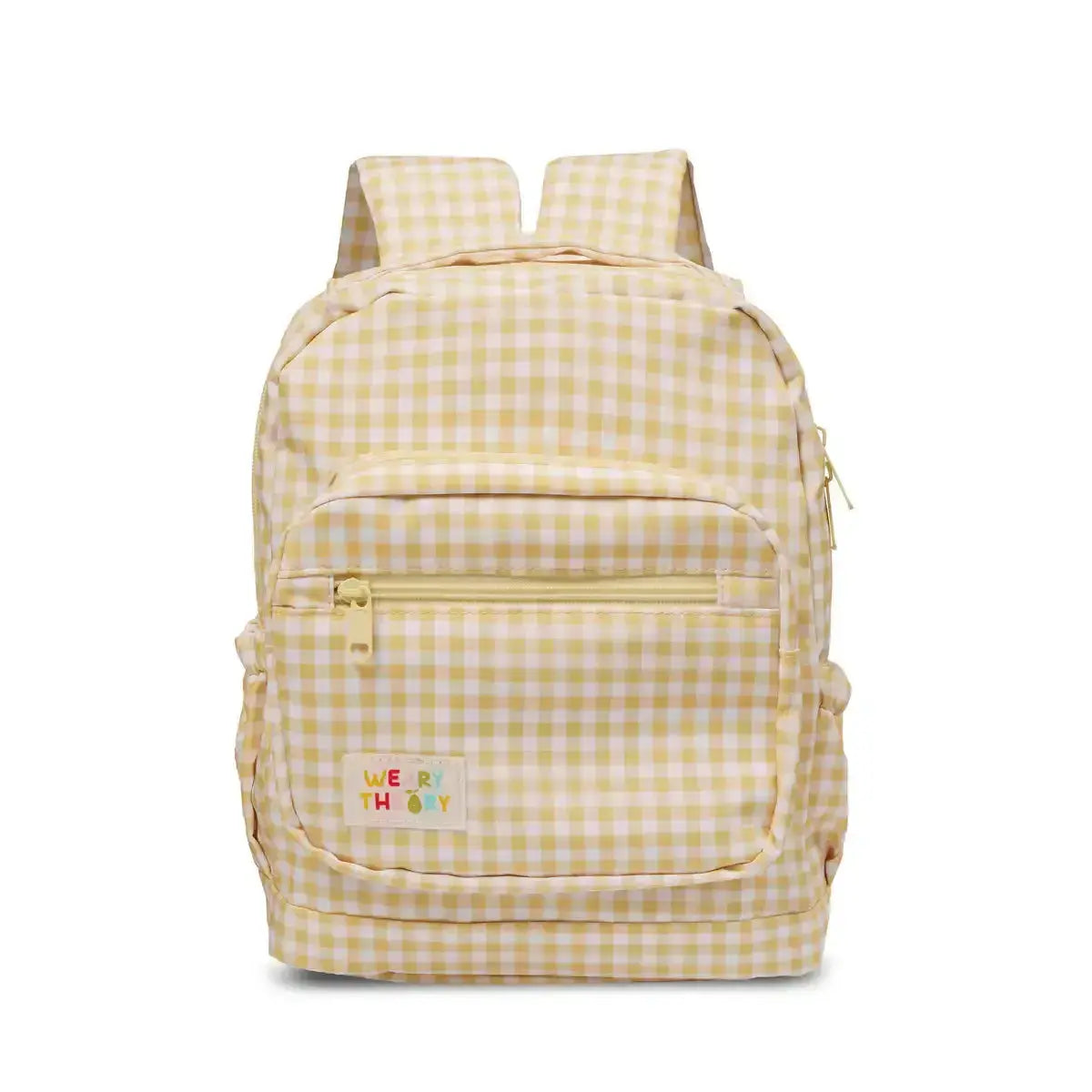 Small / Sunflower Gingham Gingham Personalised Kids Backpacks- Kids Backpack- Weary Theory