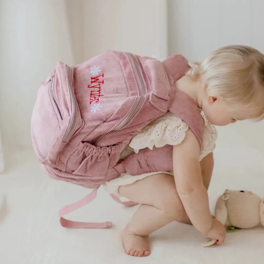 Personalised Corduroy Kids Backpack Weary Theory
