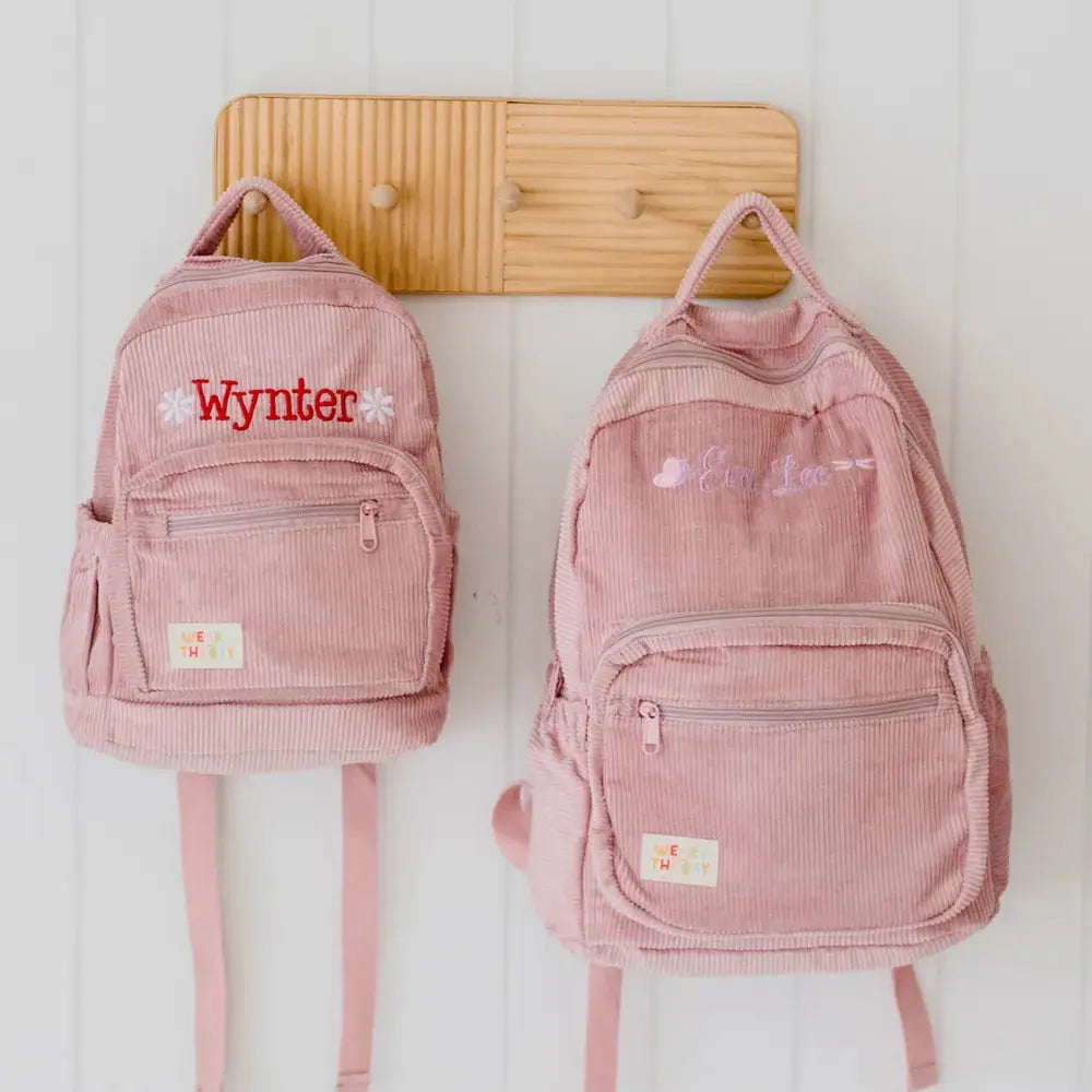 Personalised Corduroy Kids Backpack Weary Theory