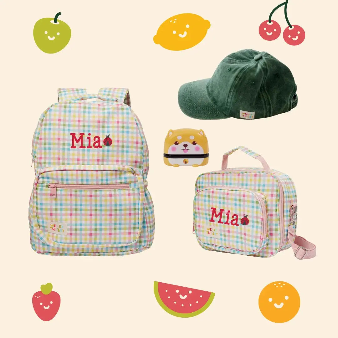 Personalised Daycare Essentials Bundle - Ultimate Bundle in  , embroidered in Melbourne by Weary Theory