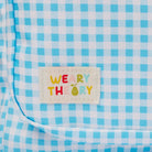 Personalised Gingham Kids Lunch Bags - Weary Theory