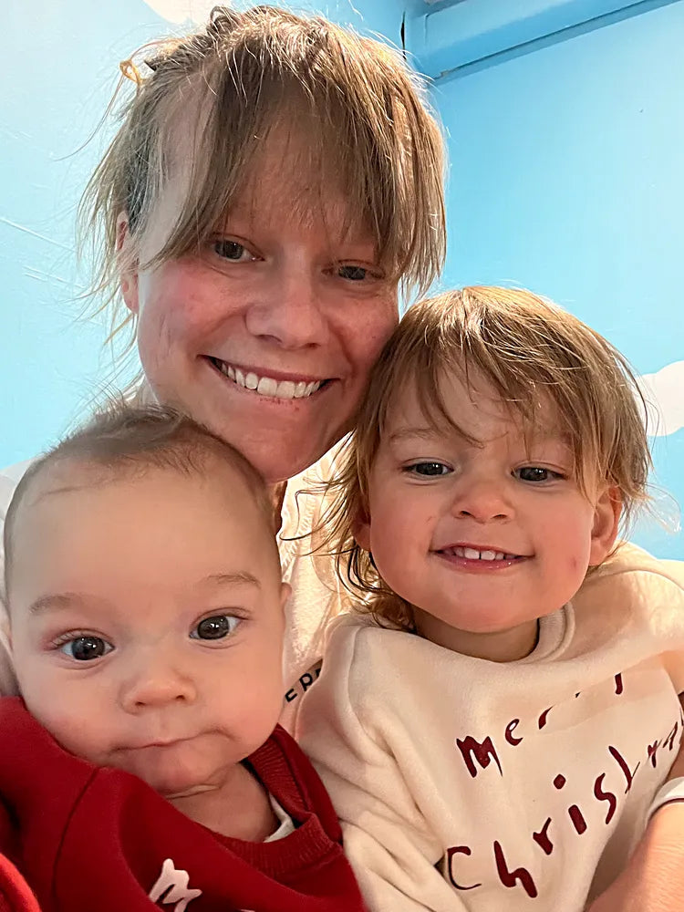 Steph and her kids