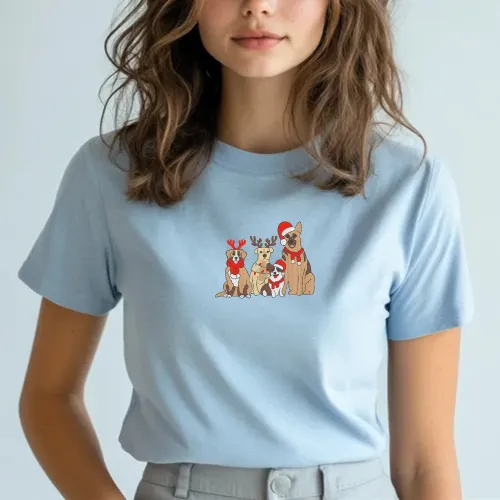 Baby Blue Christmas T-shirt