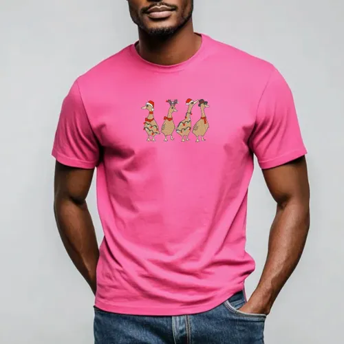 Pink Christmas T-shirt