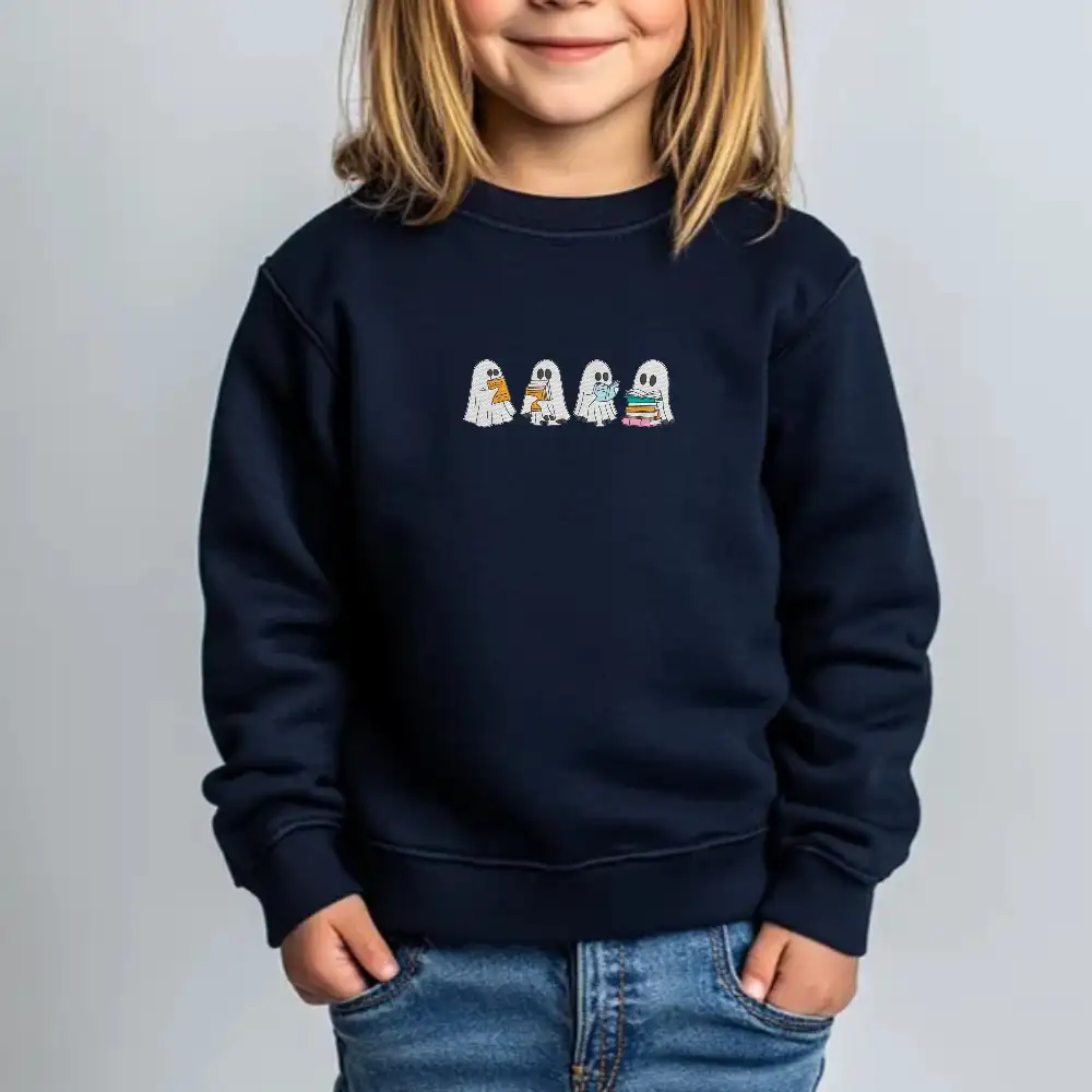 Navy Halloween Sweatshirt